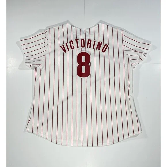 Shane Victorino Majestic Phillies Shirt Vintage Shane Victorino #8